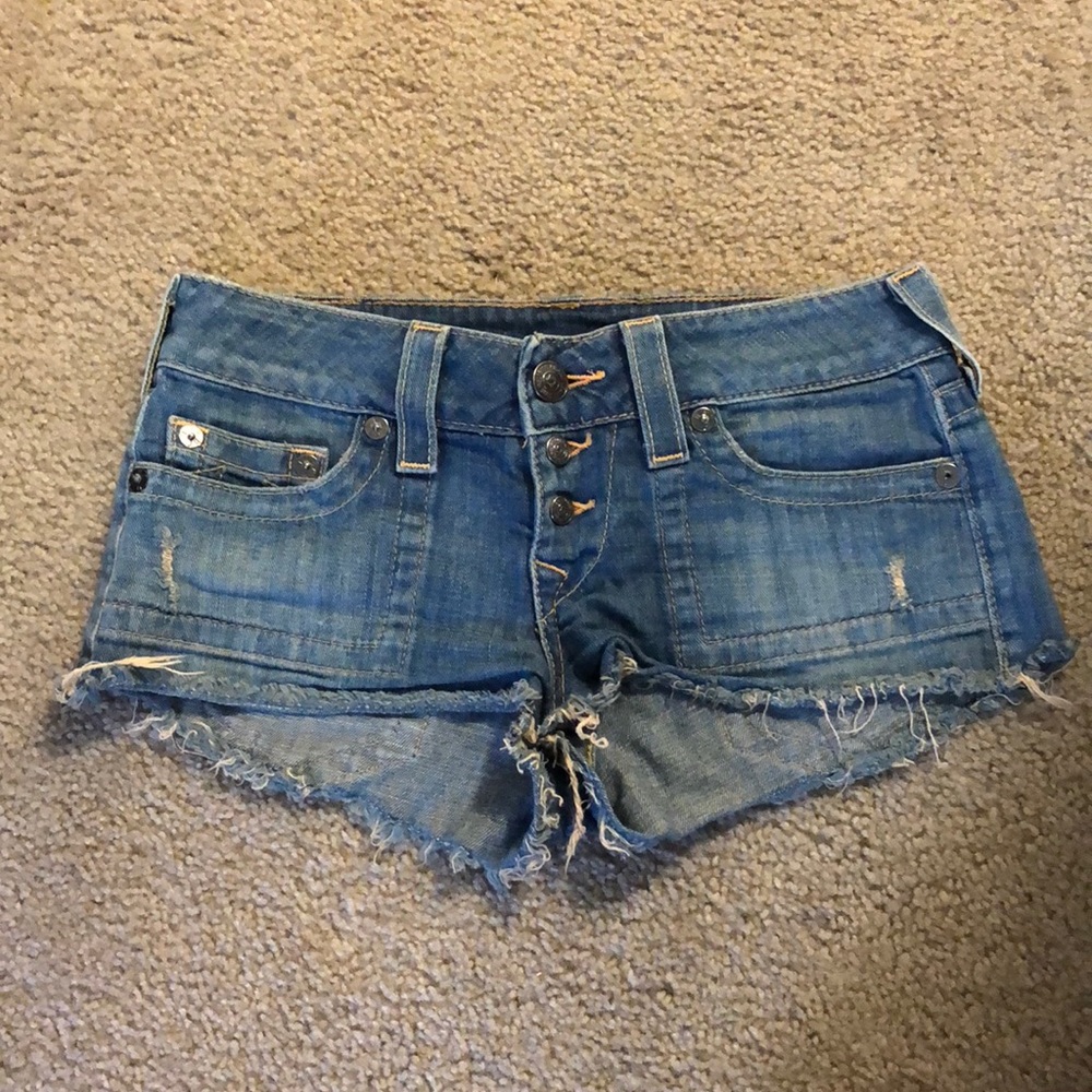 True Religion jean shorts